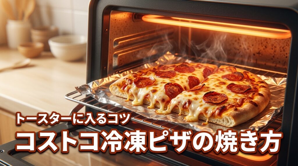 コストコ冷凍ピザがトースターに入らない？失敗しない切り方と焼き方のコツ