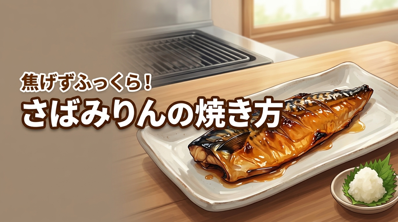 【決定版】さばみりんをグリルで焦がさずふっくら仕上げる焼き方！掃除も楽に