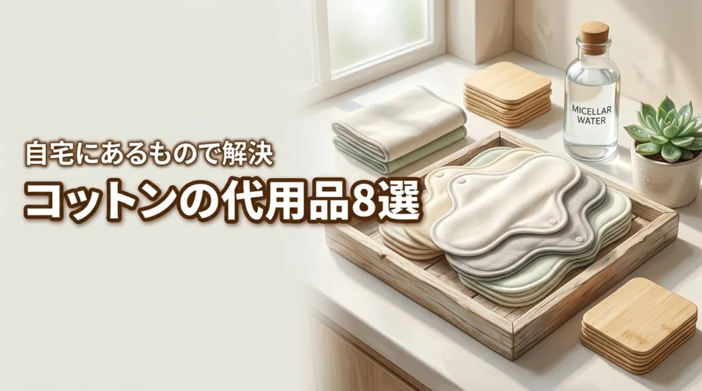 コットンの代わりになるもの8選！今すぐ使える自宅のおすすめ代用品
